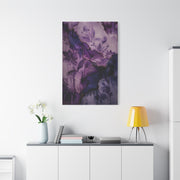 Purple Botanical Ceramic Texture Wall Art & Canvas Print