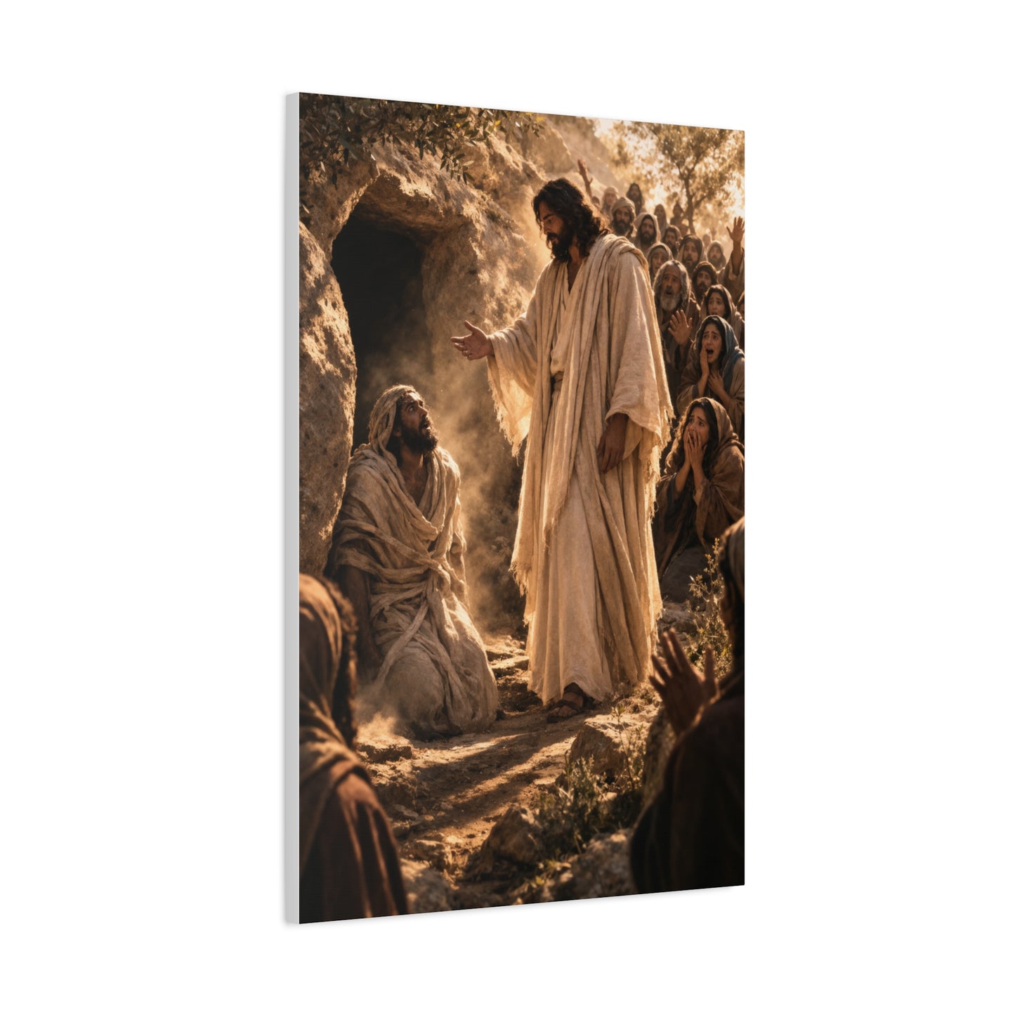 Raising of Lazarus Miracle Wall Art & Canvas Print