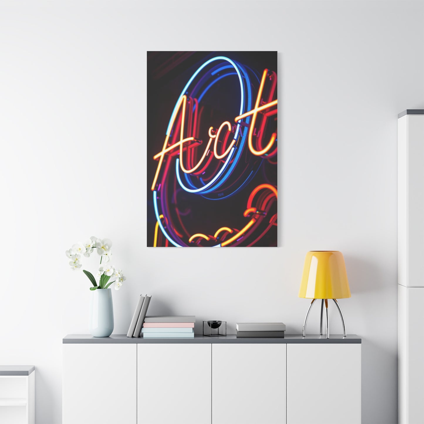 Ethereal Neon Reverie Wall Art & Canvas Print