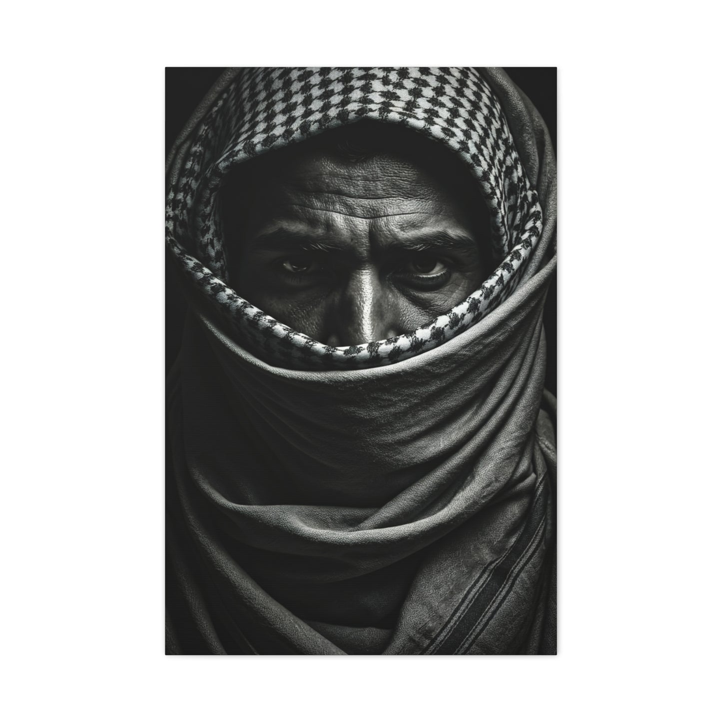 Eyes of Endurance Black & White Portrait Wall Art & Canvas Prints
