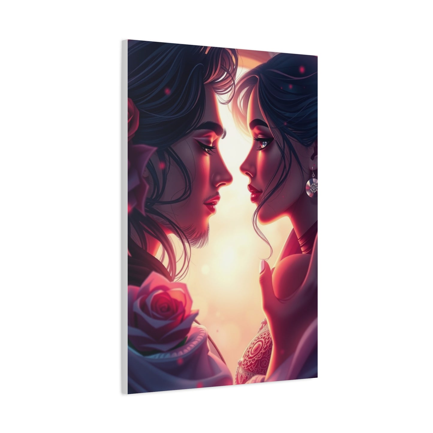 Soulful Embrace Canvas Wall Art & Canvas Print