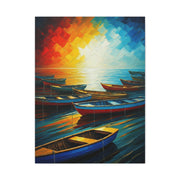 Radiant Harbor Reflections Wall Art & Canvas Print