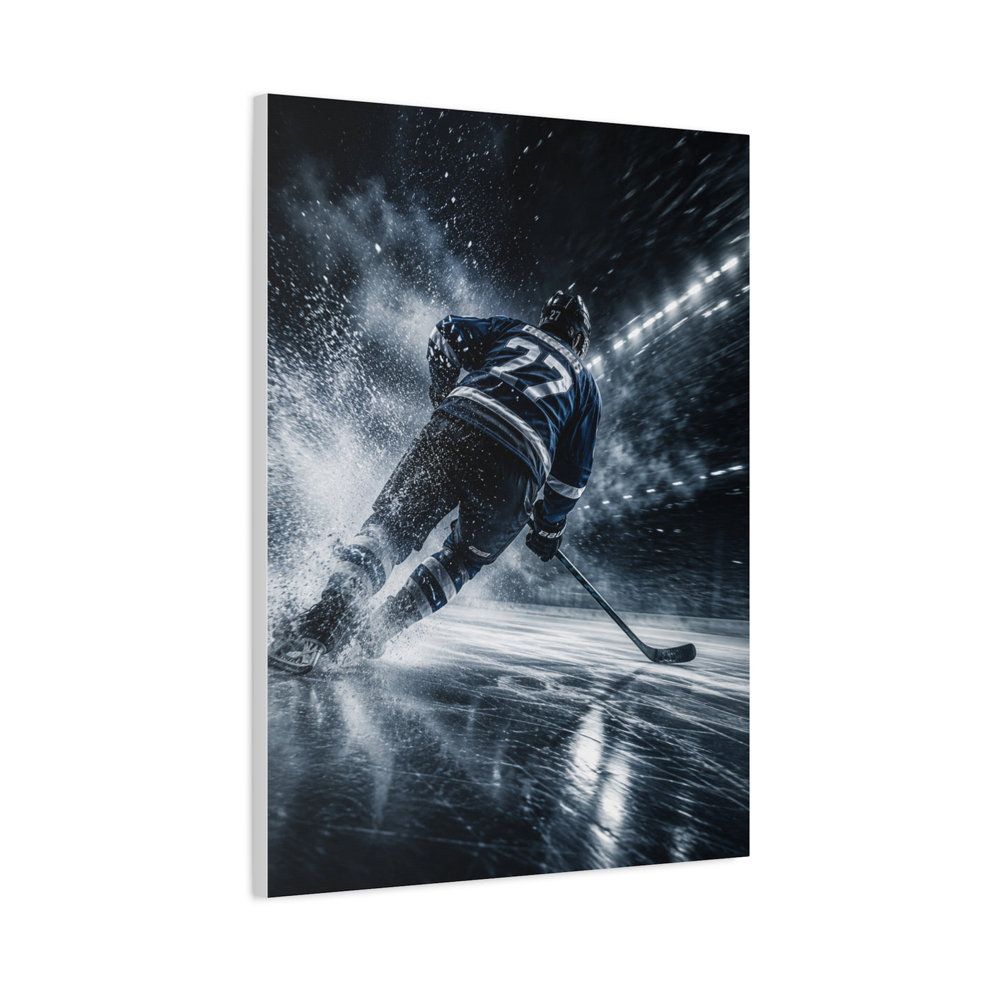 Ice Velocity Hockey Sports Wall Art & Canvas Print