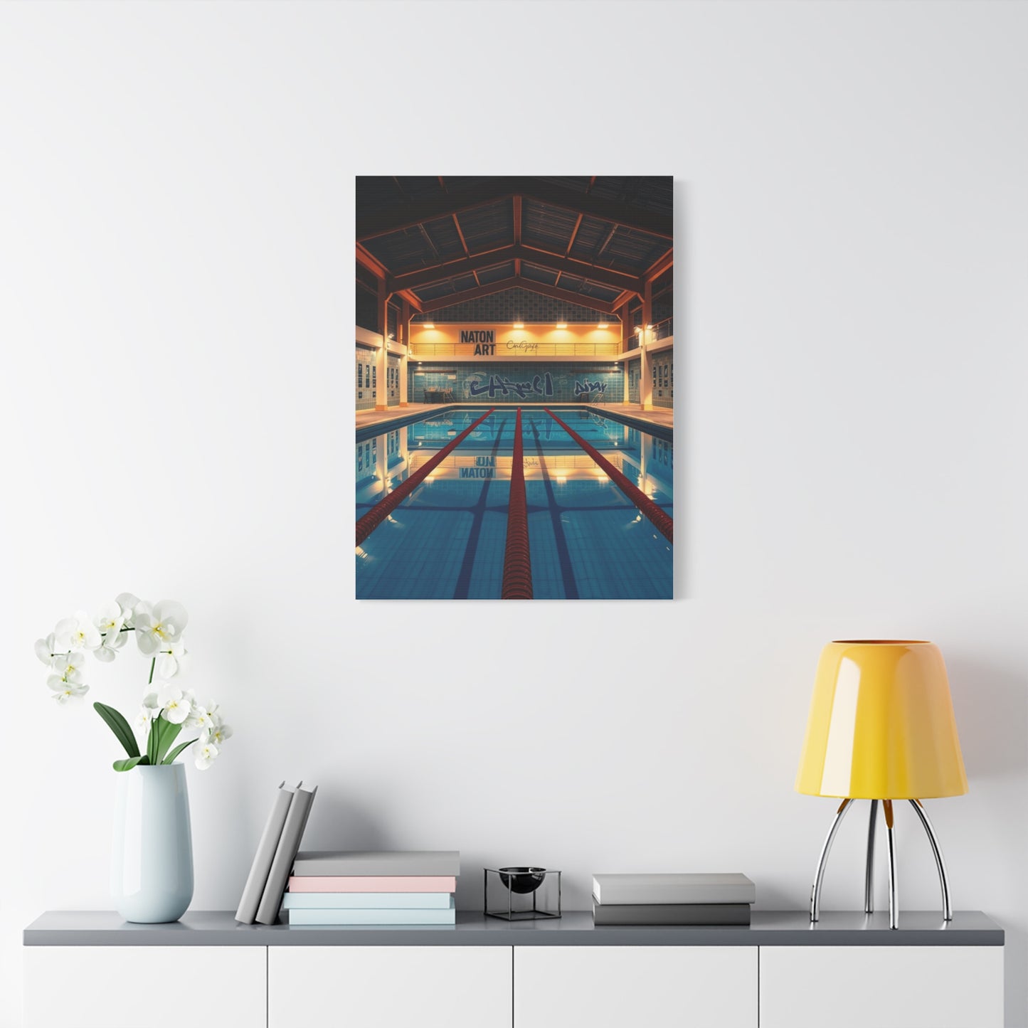 Swimming Pool Art Supreme Canvas Wall Art & Canvas Print
