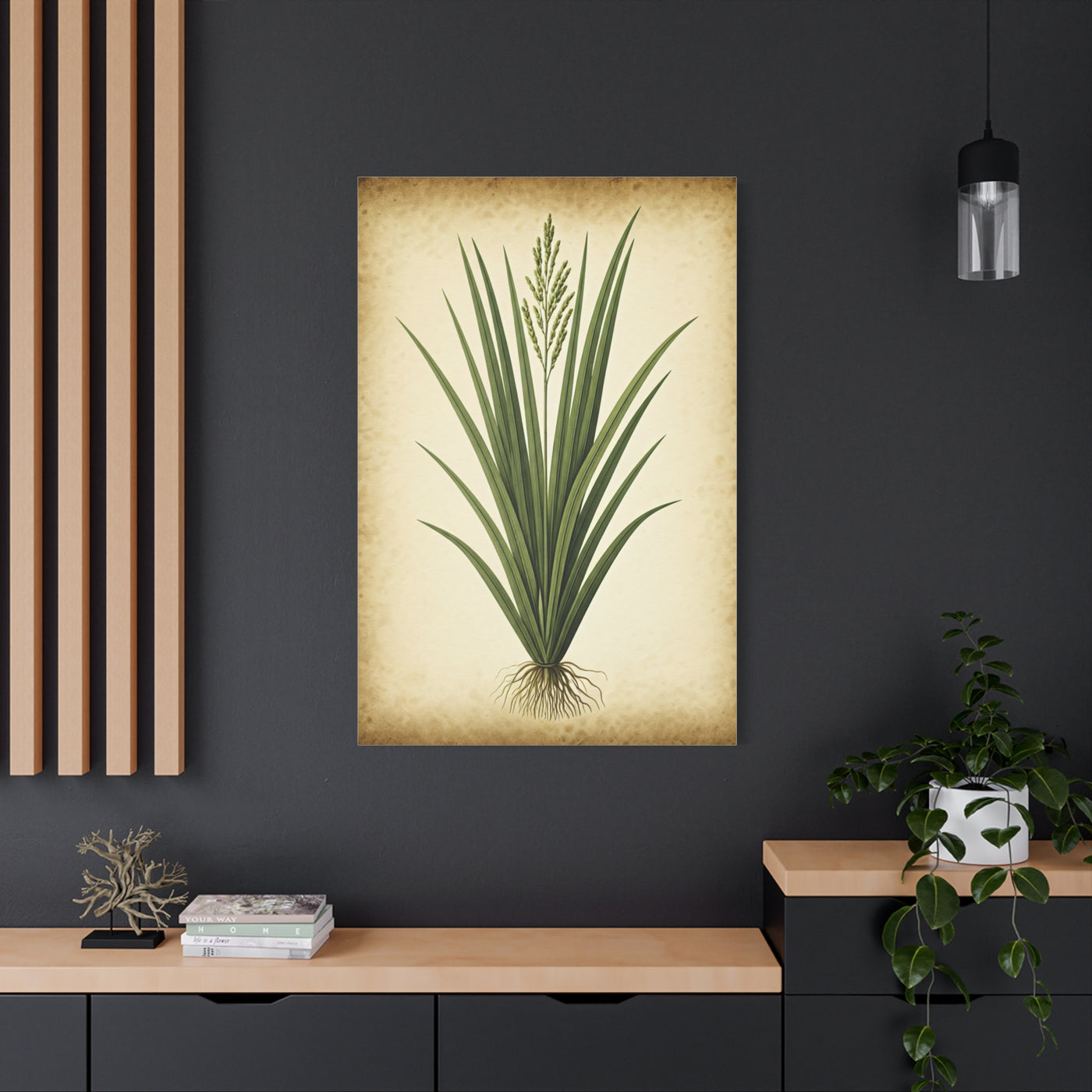 Wild Grass Illustration Wall Art & Canvas Prints