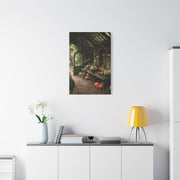 Autumn Greenhouse Harvest Scene Wall Art & Canvas Print
