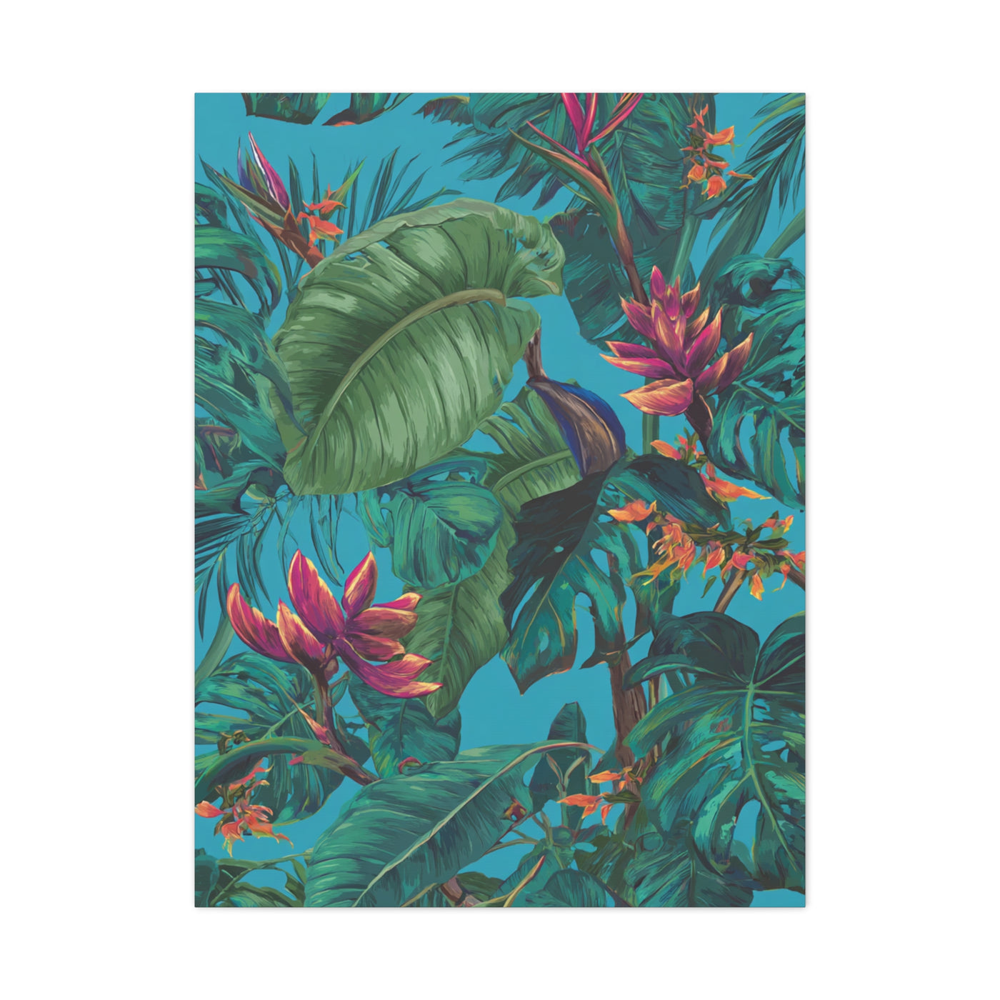 Tropical Botanical Leaves Wall Art & Canvas Print