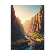 Canyon Light Passage Landscape Wall Art & Canvas Prints