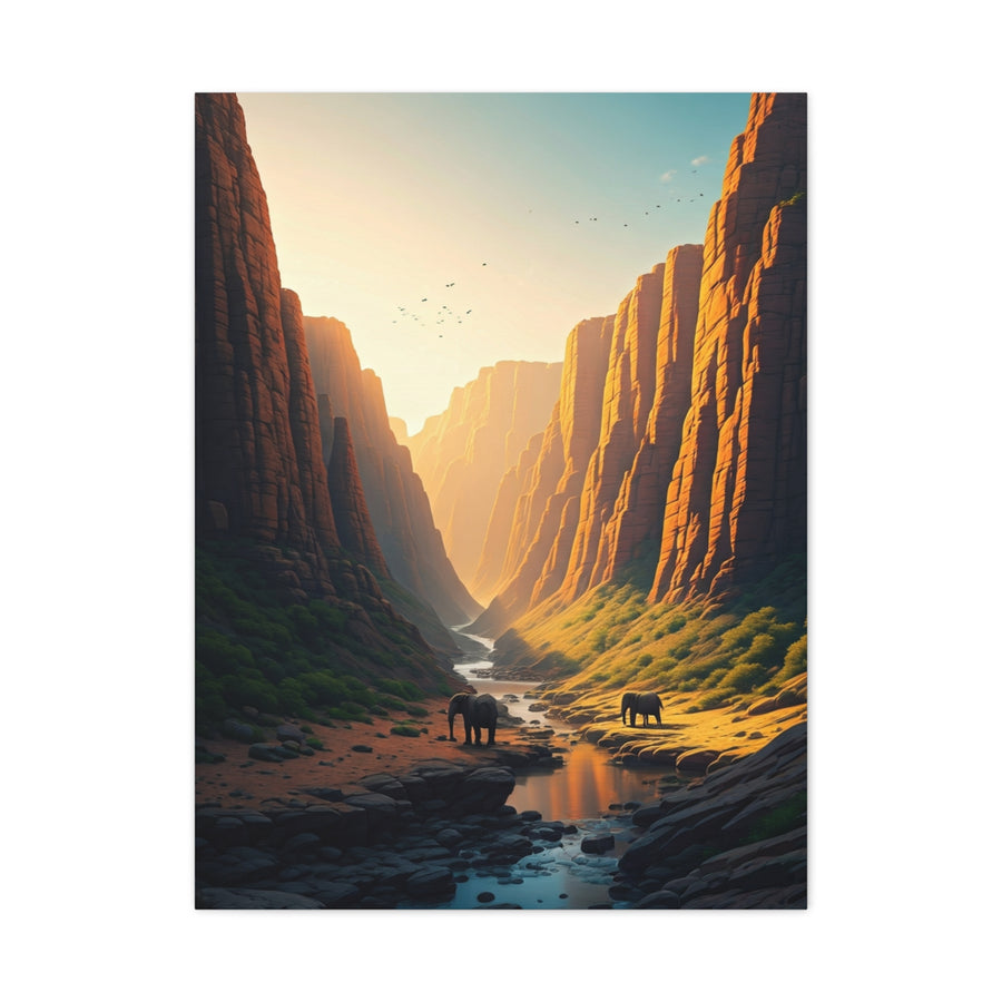 Canyon Light Passage Landscape Wall Art & Canvas Prints