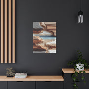 Eroded Earth Layer Abstraction Wall Art & Canvas Print