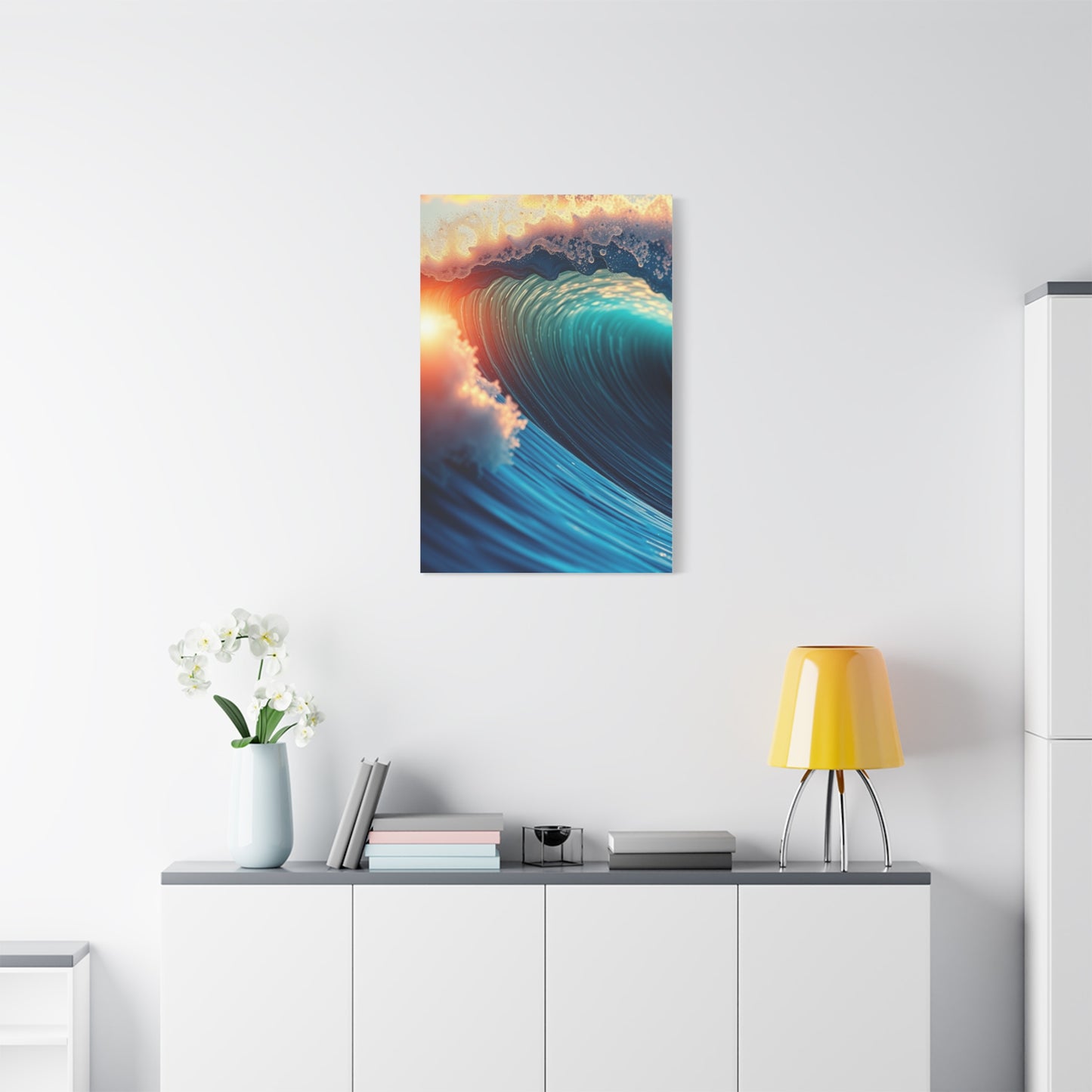 Cerulean Dreamscape Art Wall Art & Canvas Print