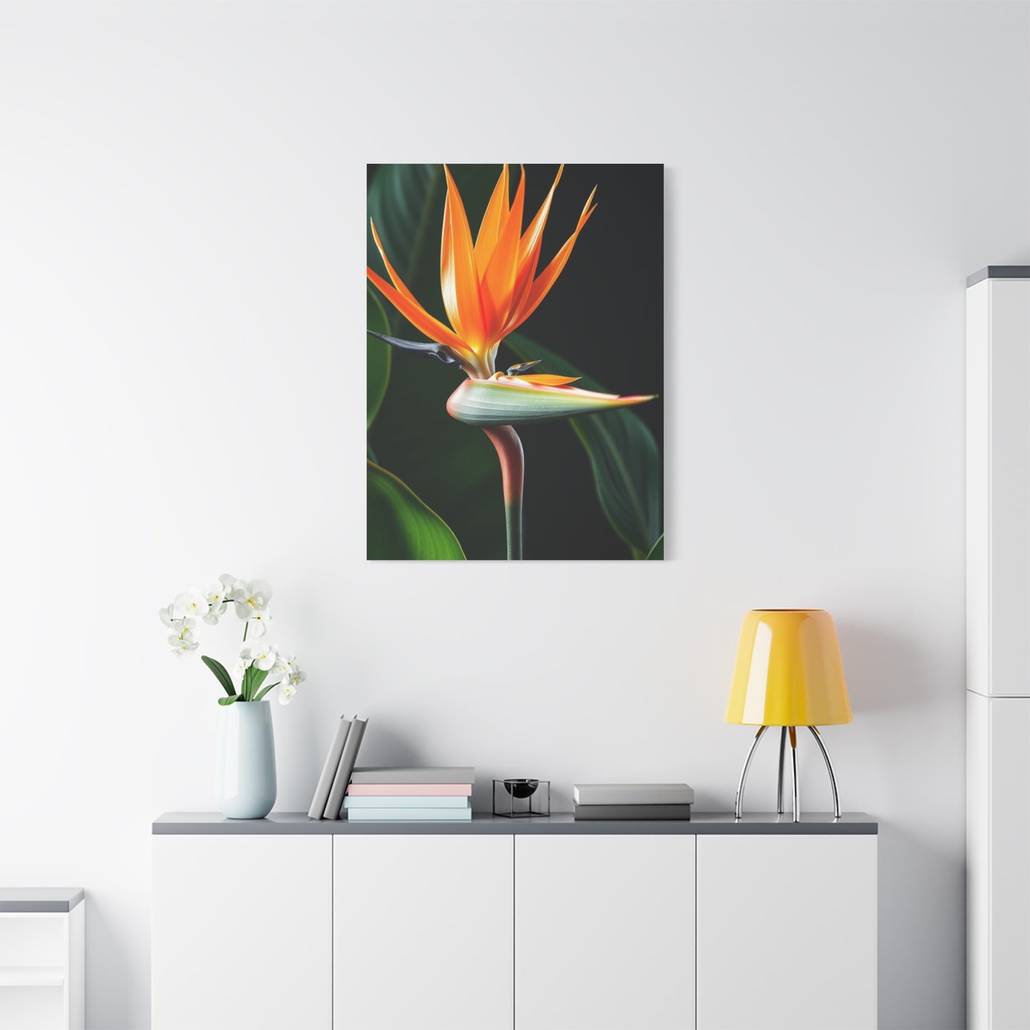 Supreme Bird of Paradise Plant Art Beautiful Collection Wall Art & Canvas Print