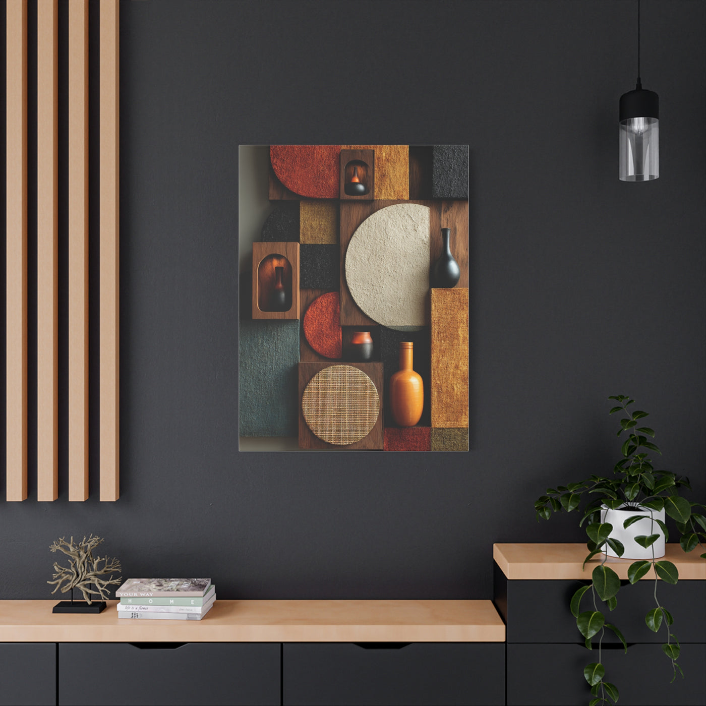 Modernist Still Life Geometry Wall Art & Canvas Print