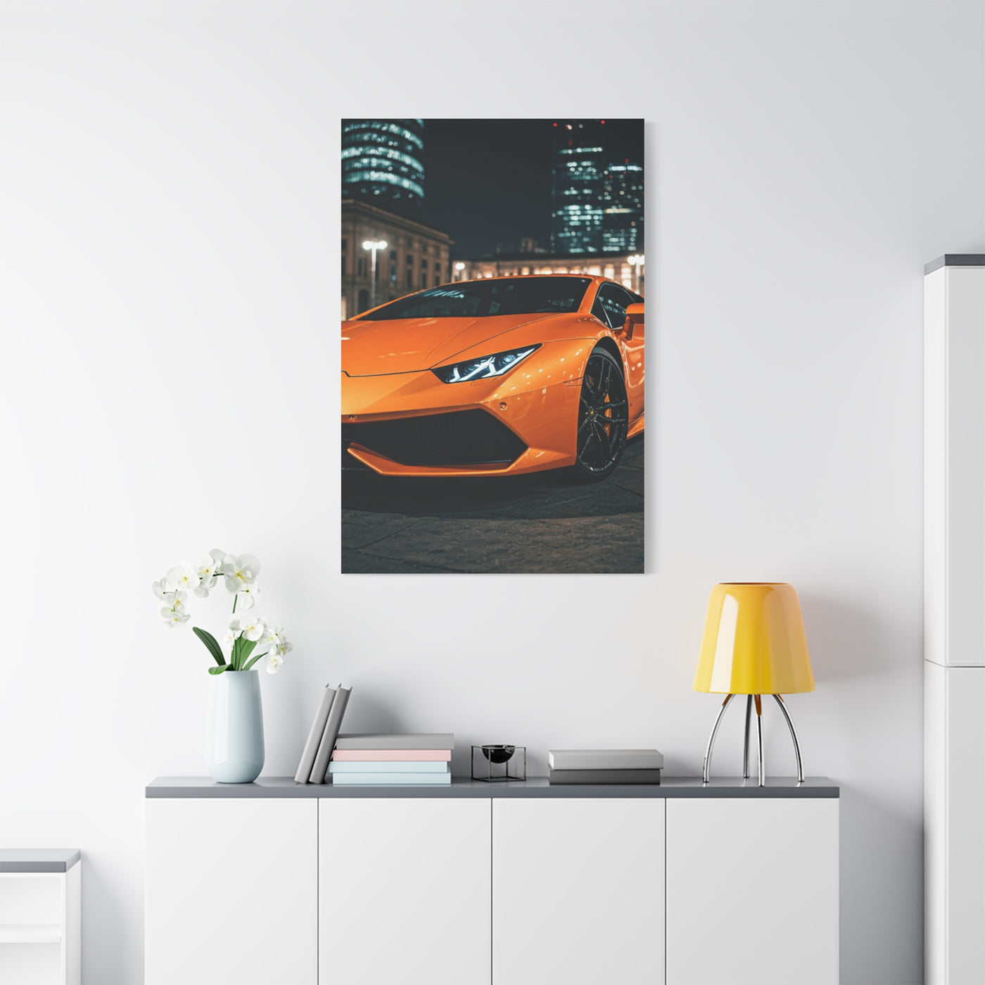 Lamborghini Huracán Urban Luxury Close Up Wall Art & Canvas Prints