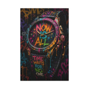 Now Is All Graffiti Watch Street Wall Art & Canvas Print