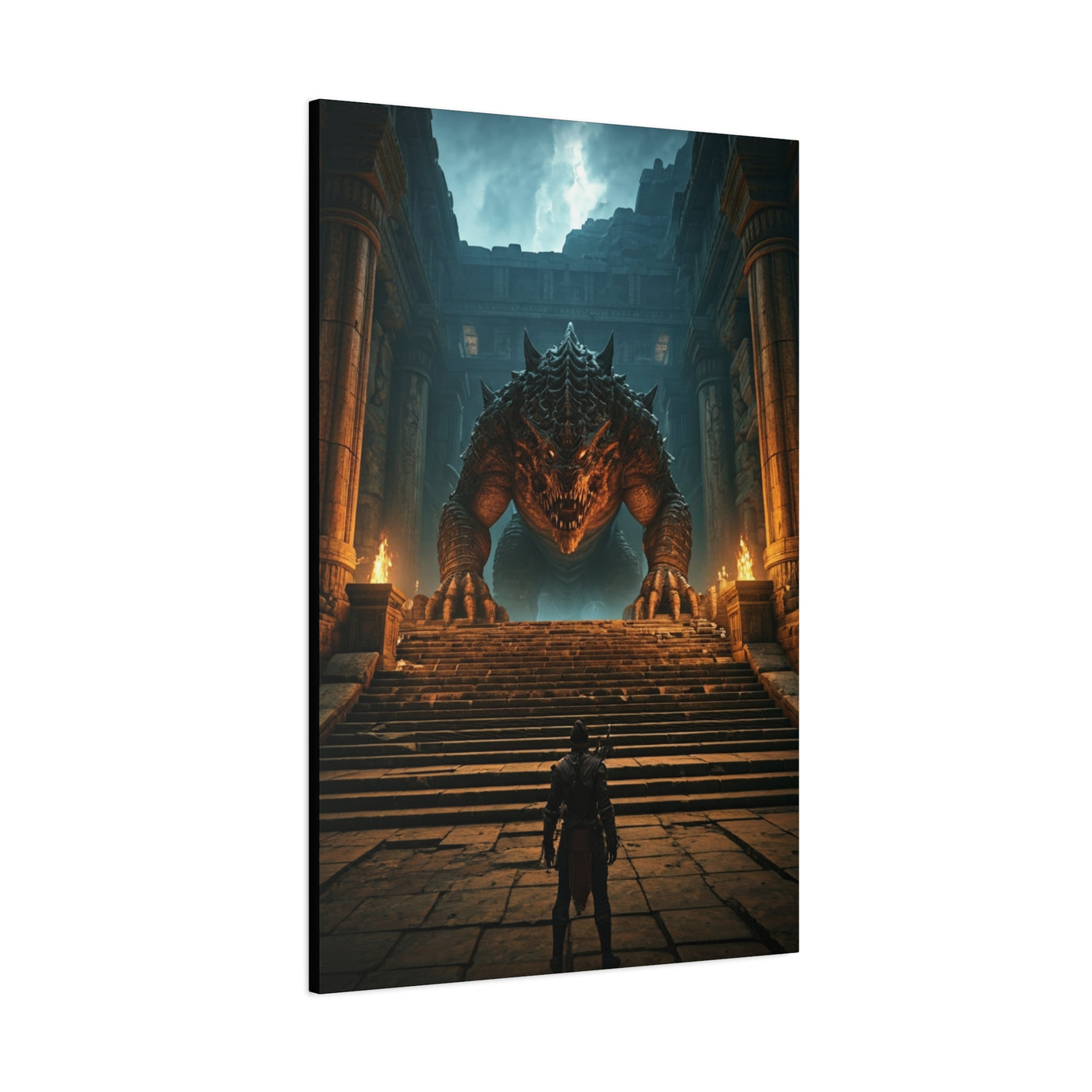 Colossal Dragon Guardian Wall Art & Canvas Prints