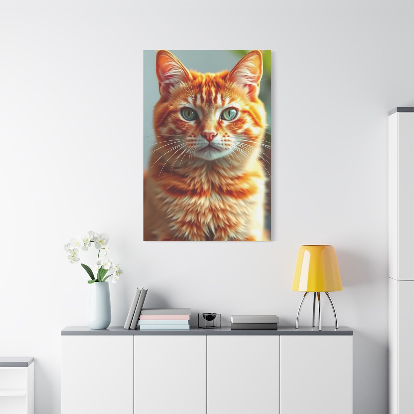 Orange Cat Art Supreme Canvas Wall Art & Canvas Print