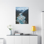 Glacial River Valley Aerial Wall Art & Canvas Print