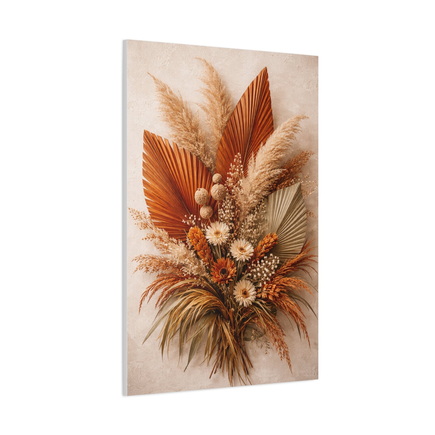 Boho Dried Botanical Arrangement Wall Art & Canvas Print