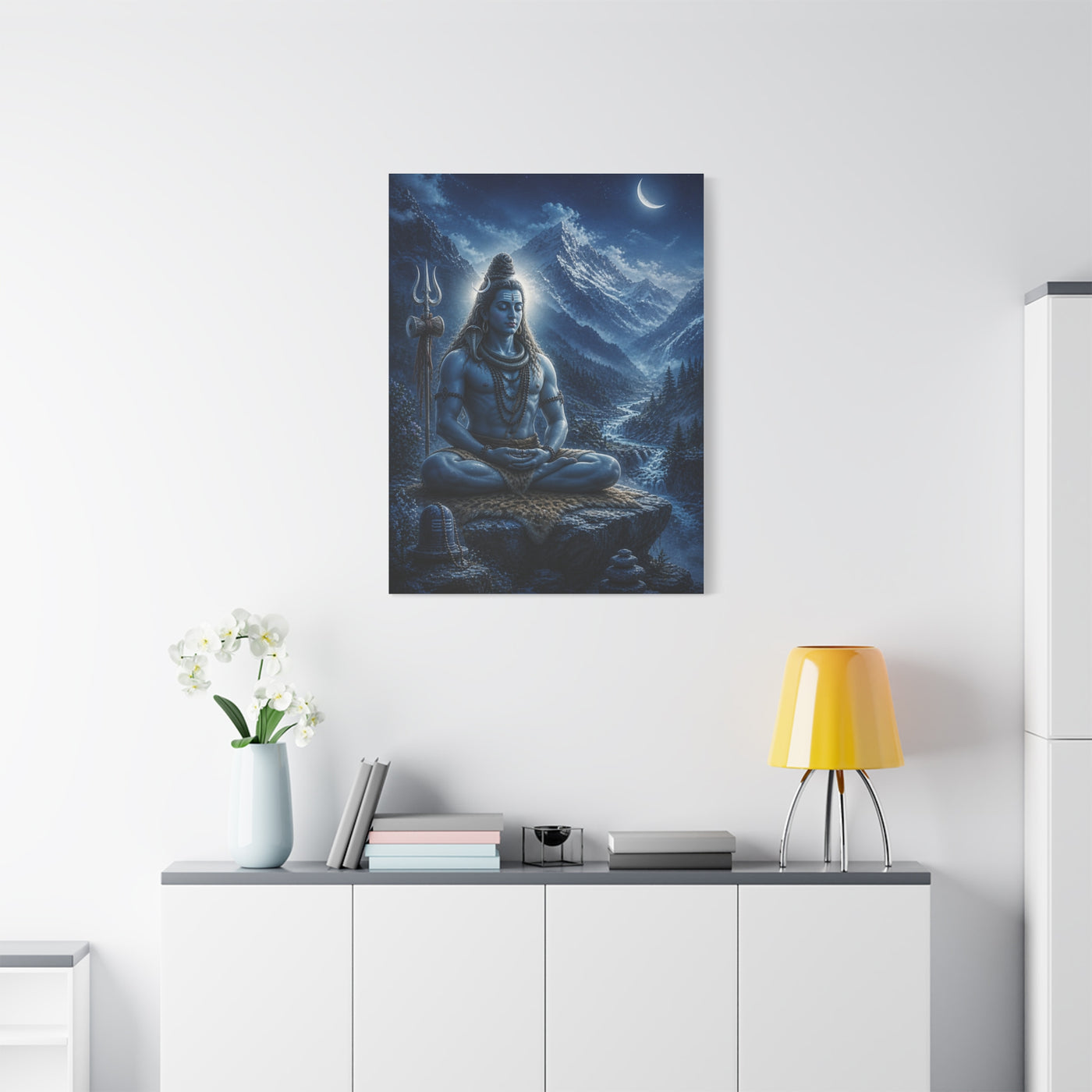 Shiva Himalayan Meditation Wall Art & Canvas Print