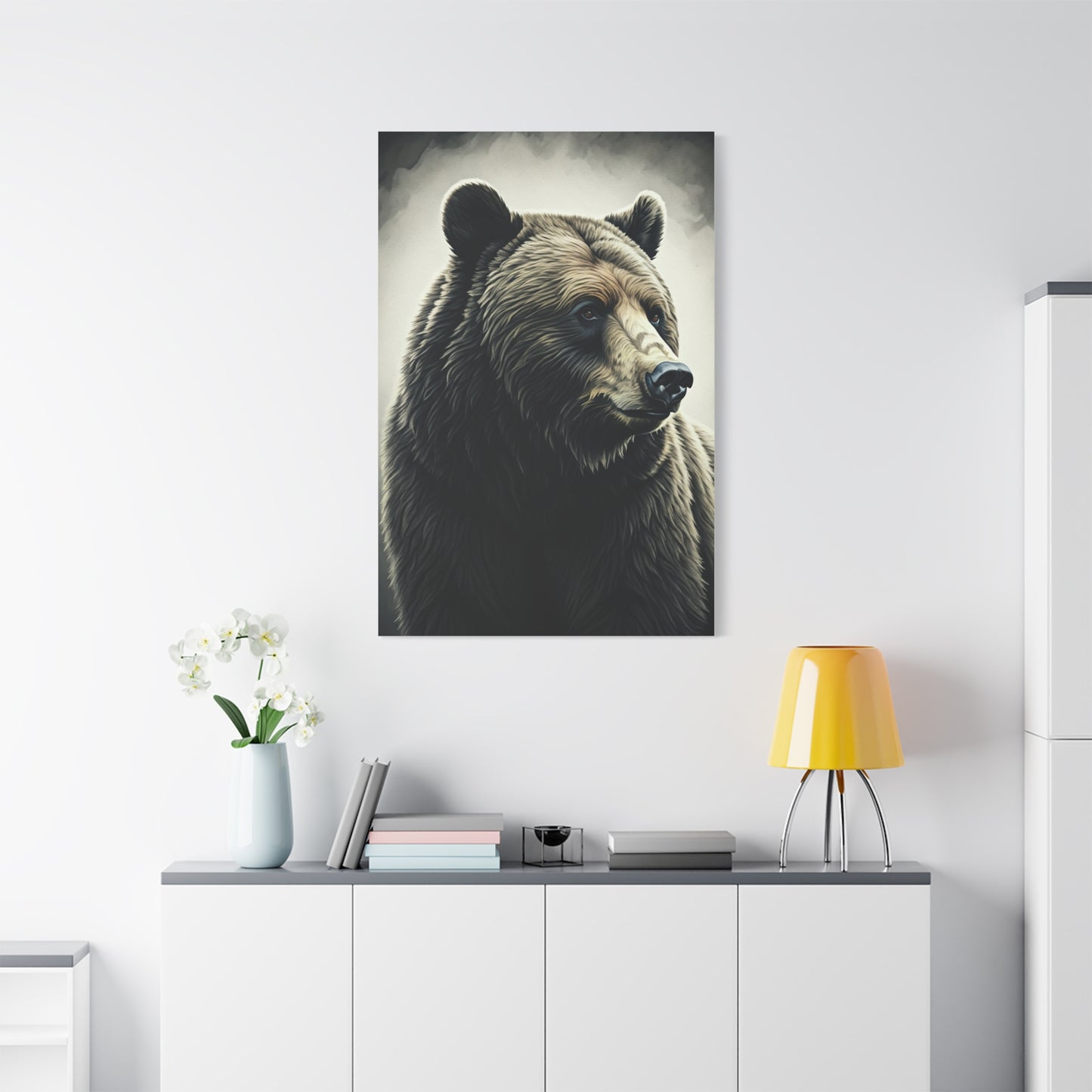 Majestic Brown Bear Portrait Wall Art & Canvas Prints