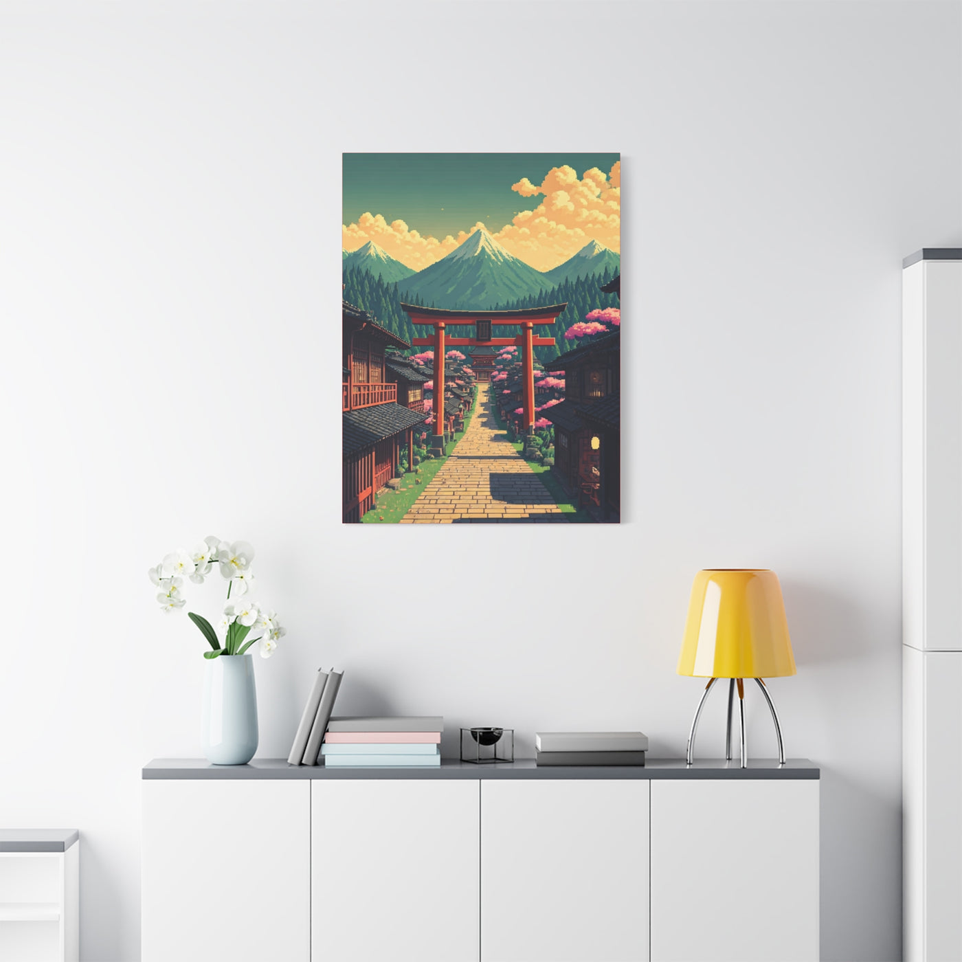 Torii Path to the Mountains Wall Art & Canvas Prints