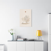 Minimal Marathon Runner Sports Wall Art & Canvas Print
