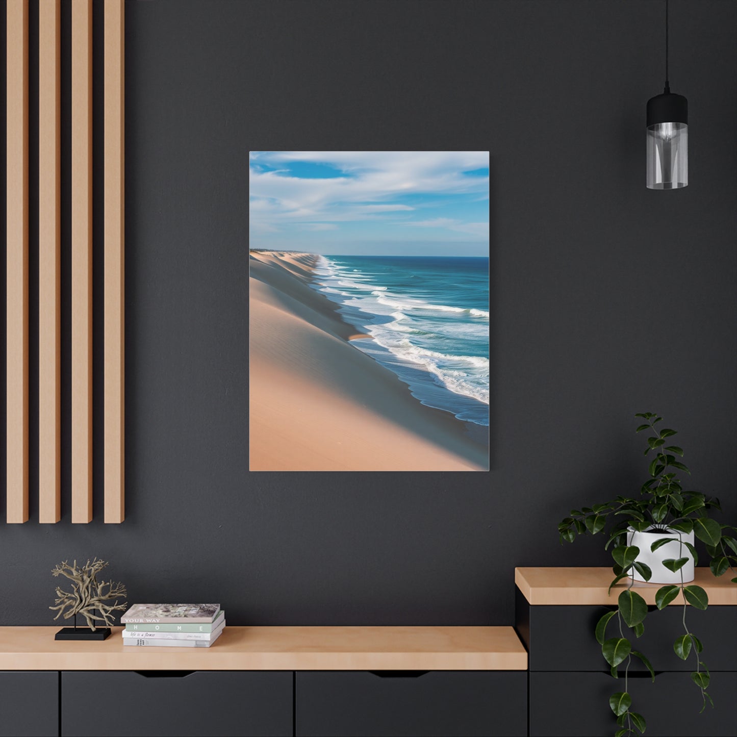 Coastal Sand Dunes Art Luxury Canvas Wall Art & Canvas Print