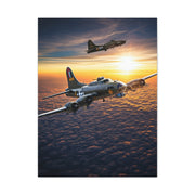 Sunset Squadron Patrol Flight Wall Art & Canvas Prints