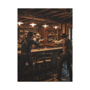 Wild West Saloon Gunfight Wall Art & Canvas Print