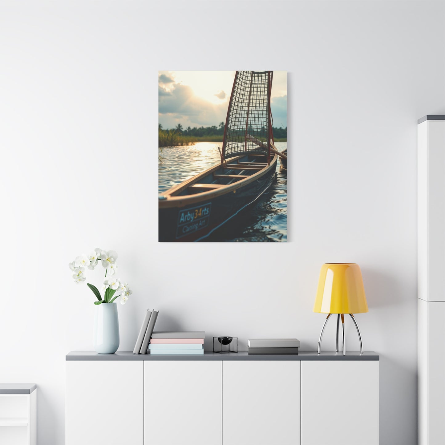 Canoe Art Luxury Canvas Wall Art & Canvas Print