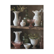 Antique Glassware Still Life Shelf Display Wall Art & Canvas Print