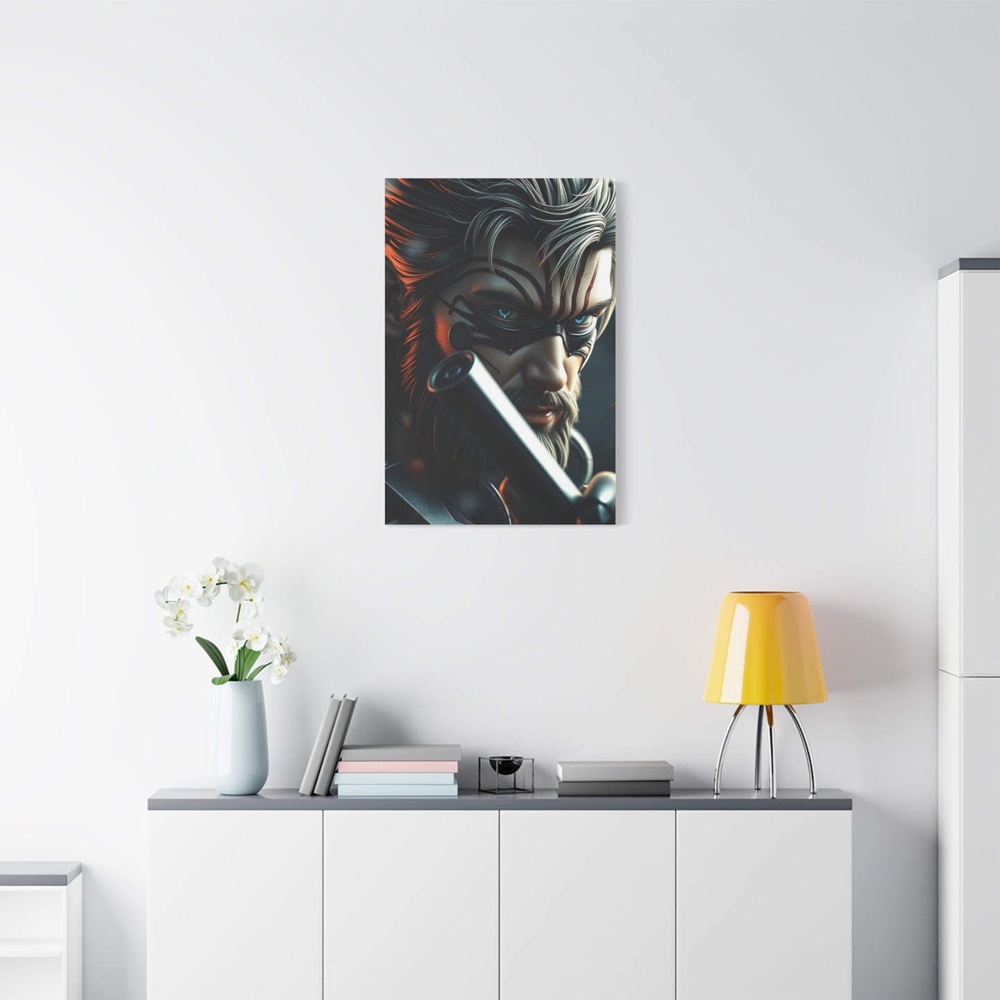 Vision Metal Gear Solid Art Art Wall Art & Canvas Print