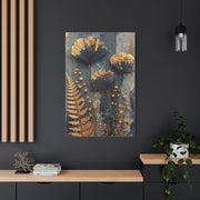 Dark Botanical Gold Leaf Study Wall Art & Canvas Print