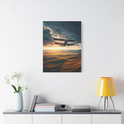 Sunset Passage Above Rolling Valleys Wall Art & Canvas Prints
