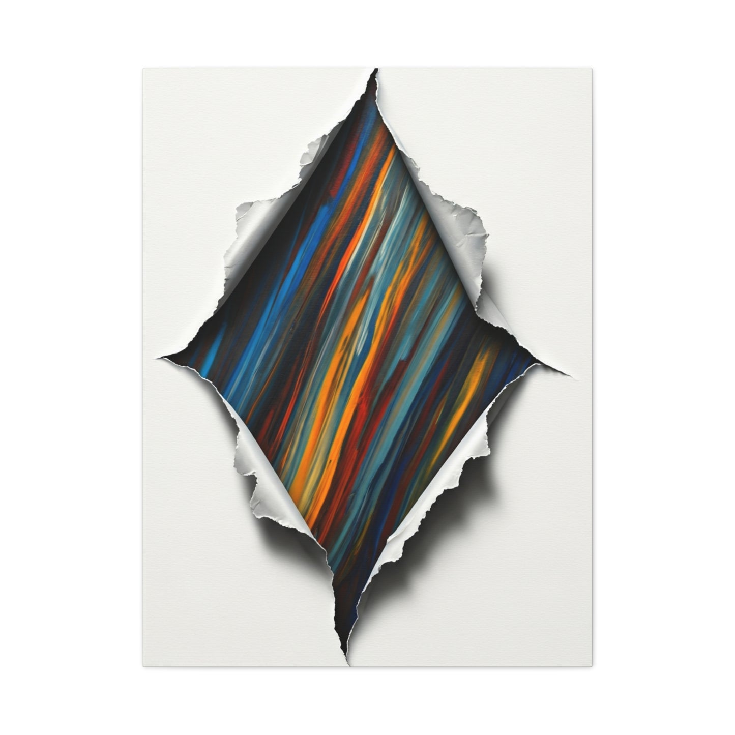 Fractured Color Core Abstract Wall Art & Canvas Prints