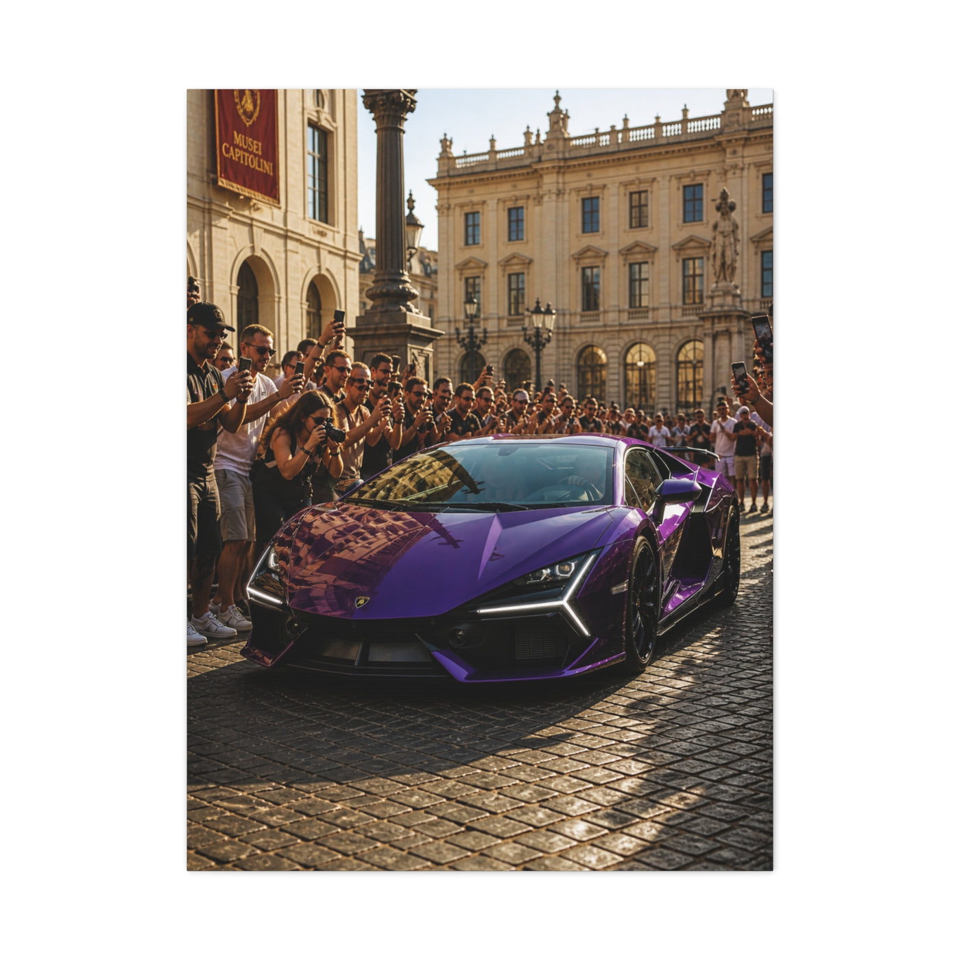 Viola Mithras Lamborghini Revuelto Supercar Scene Wall Art & Canvas Print