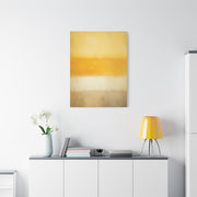 Minimal Color Field Golden Horizon Wall Art & Canvas Print