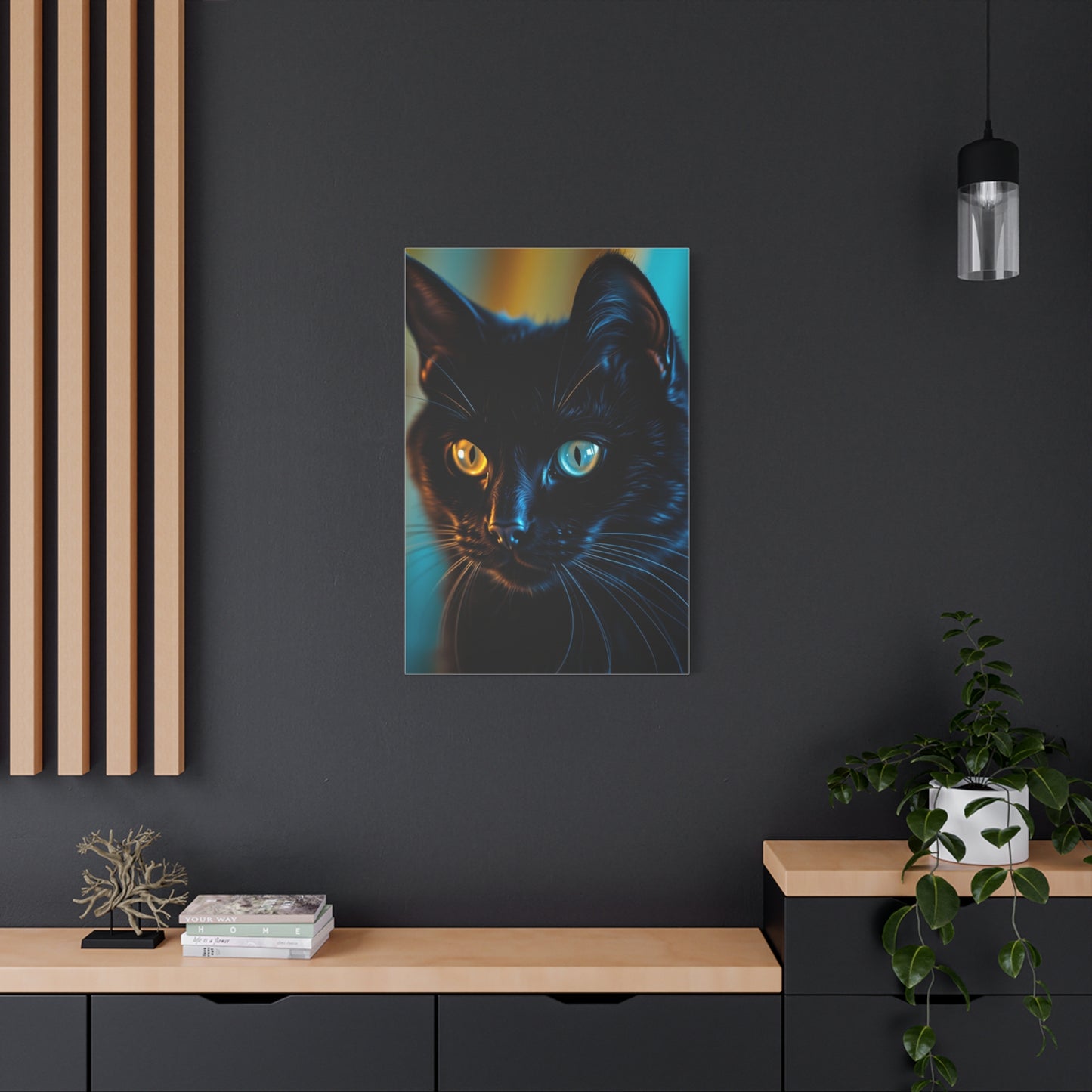 Black Cat Art Supreme Gallery Wall Art & Canvas Print