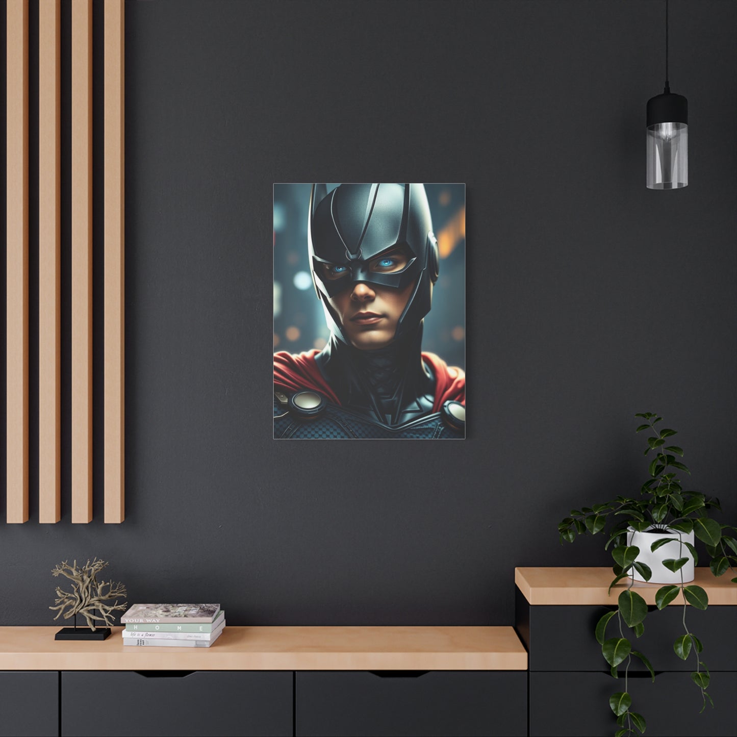 Vision Superhero Art Art Wall Art & Canvas Print