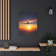 Sunset Horizon Flight Triumph Wall Art & Canvas Prints