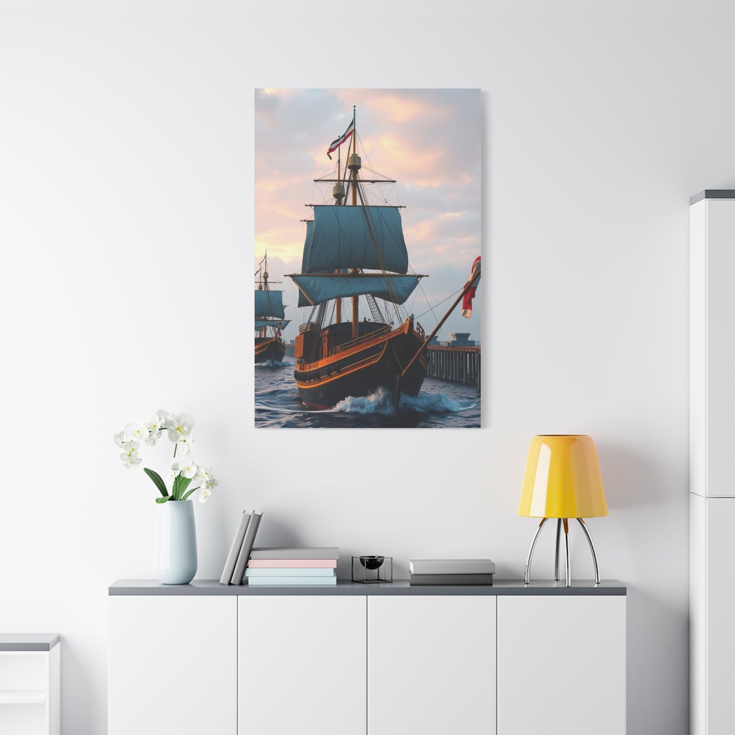 Supreme Ship Art Beautiful Collection Wall Art & Canvas Print