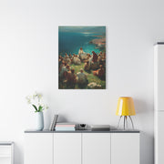 Sermon by the Sea Sacred Teaching Wall Art & Canvas Print