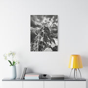 Dramatic Monochrome Alpine Storm Wall Art & Canvas Print