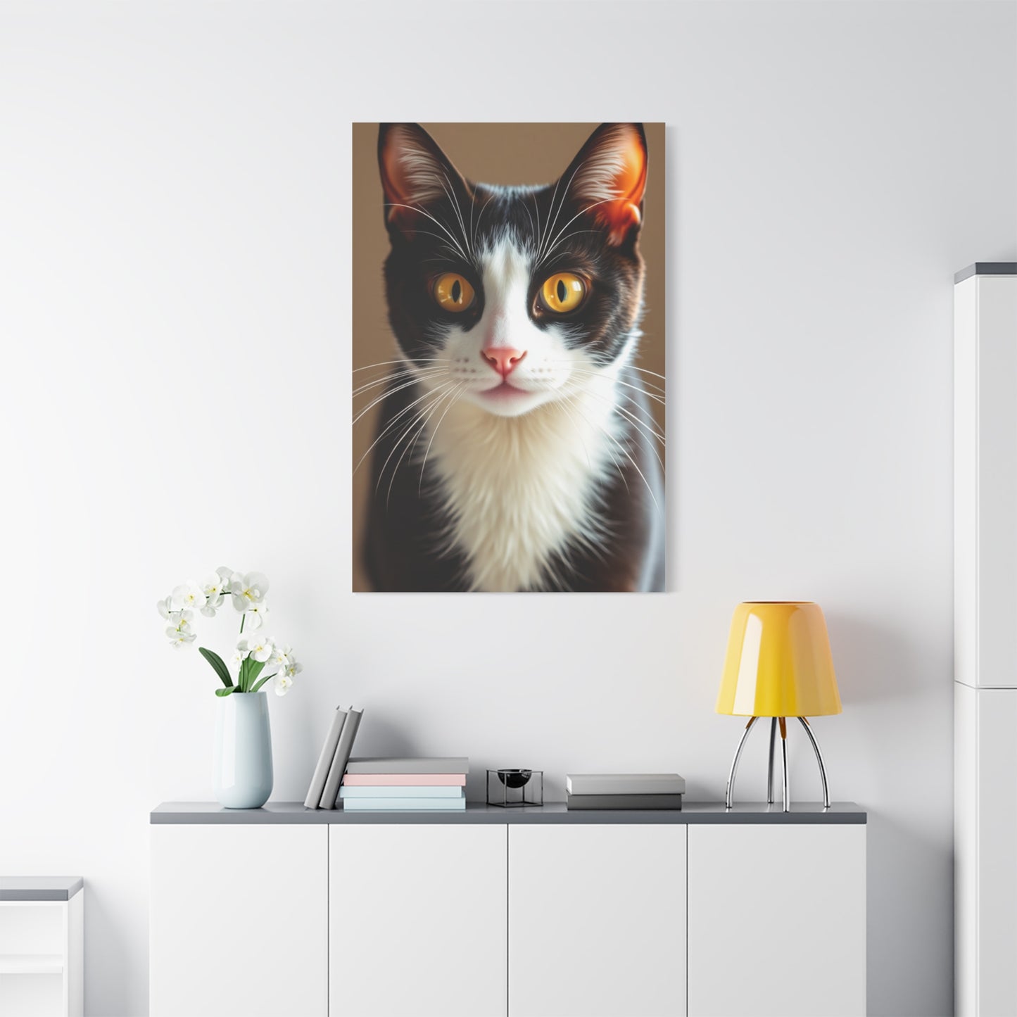 Tuxedo Cat Art Supreme Canvas Wall Art & Canvas Print