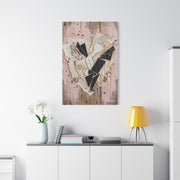 Reclaimed Mixed Media Heartless Romance Wall Art & Canvas Print