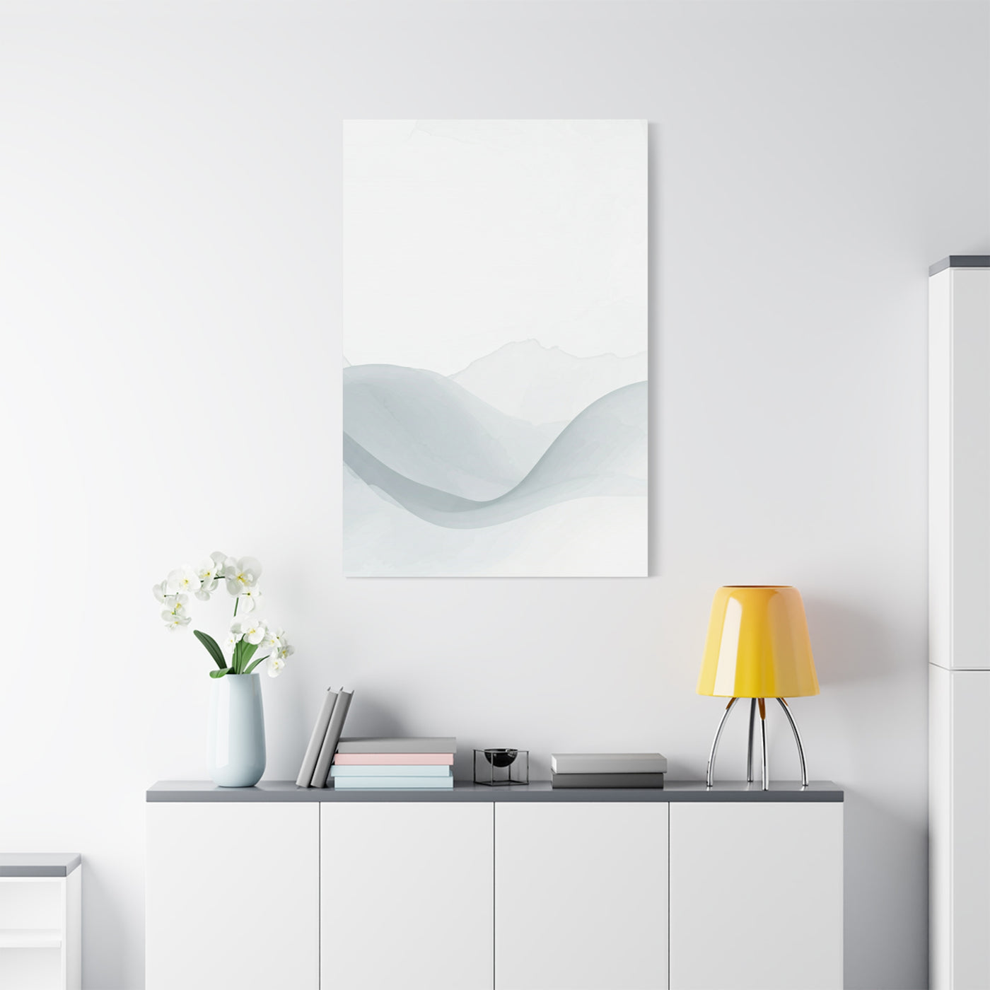 Misty Horizon Wave Wall Art & Canvas Prints
