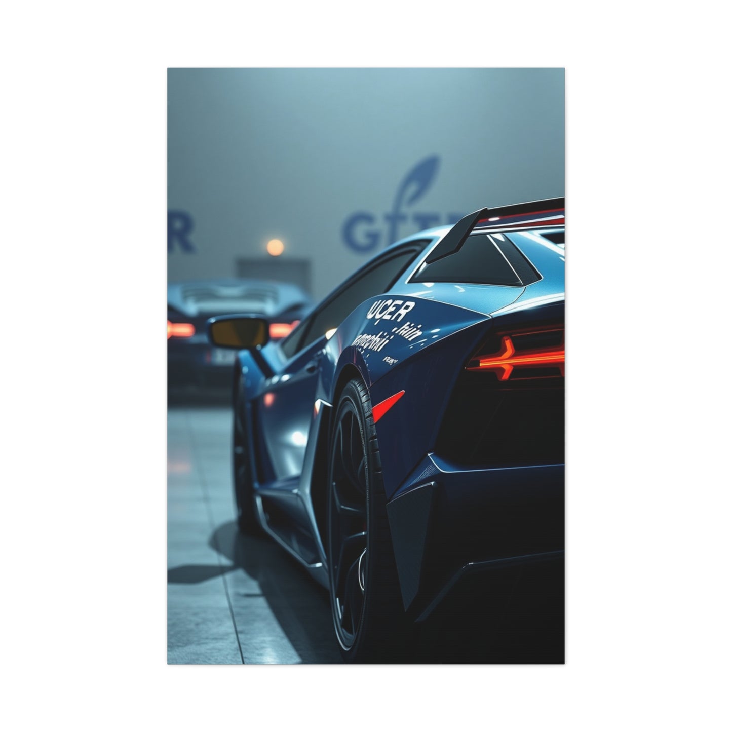 Lamborghini Art Supreme Canvas Wall Art & Canvas Print