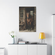 Rustic Stable Horse Portrait Wall Art & Canvas Print