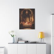 The Last Supper Candlelit Gathering Wall Art & Canvas Print